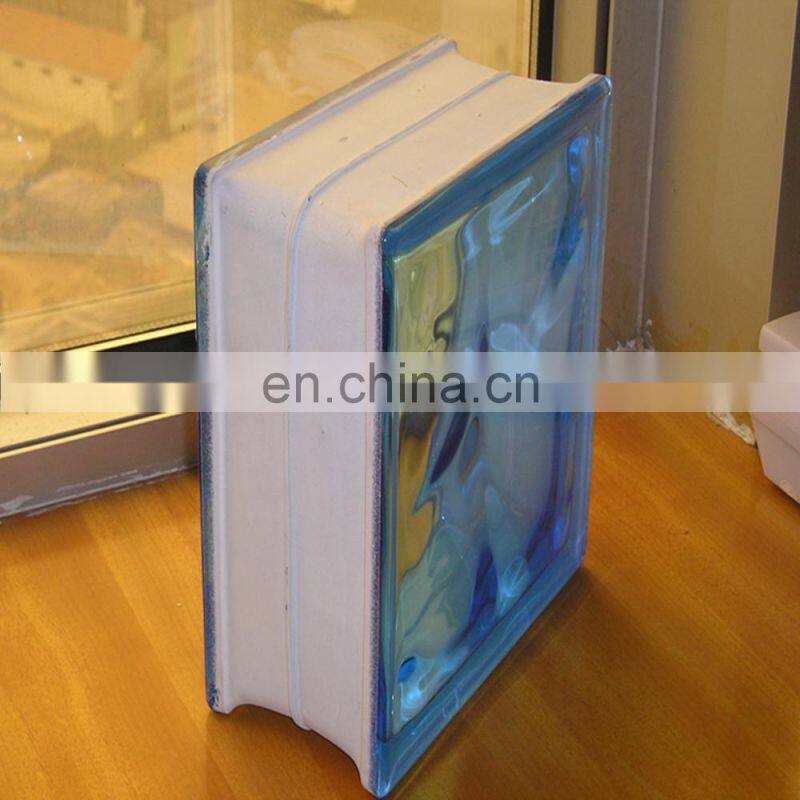 BLUE CLOUDY GLASS BLOCK