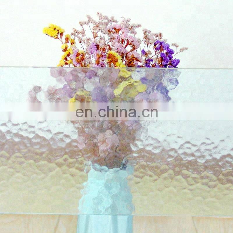 China Factory 3mm 4mm 5mm 6mm Nashiji Pattern Glass for shower glass room