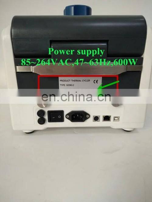 Popular digital pcr machine real time display thermocycler with low noise