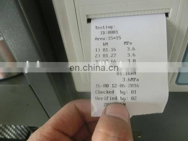 1000kn concrete compressive strength testing machine