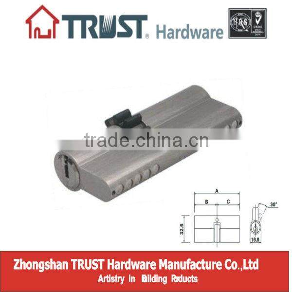 C76SN:Trust 76mm Euro Profile Brass Mortise Cylinder with Multi Key