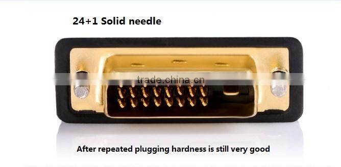 GOOD COMPATIBILITY PCER 24+1 MALE TO MALE DVI CABLE FOR COMPUTER/TV