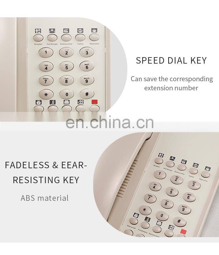 Honeyson hotel guest room phones hospitality HS-0009