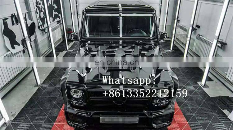 G class W463 FRP material hood cover fit for G-wagon W463 G500 G550 G55 G63 G65 bonnet with B logo