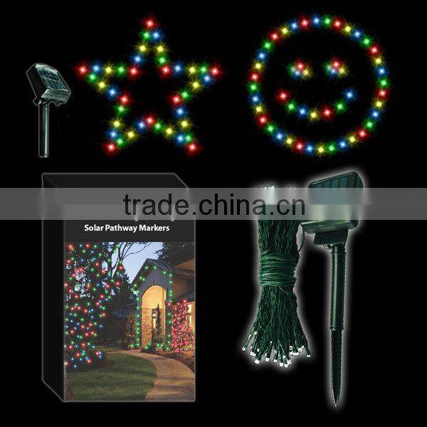 100 LED Solar Powered Fairy String Lights Garden Christmas Party Outdoor Lamp