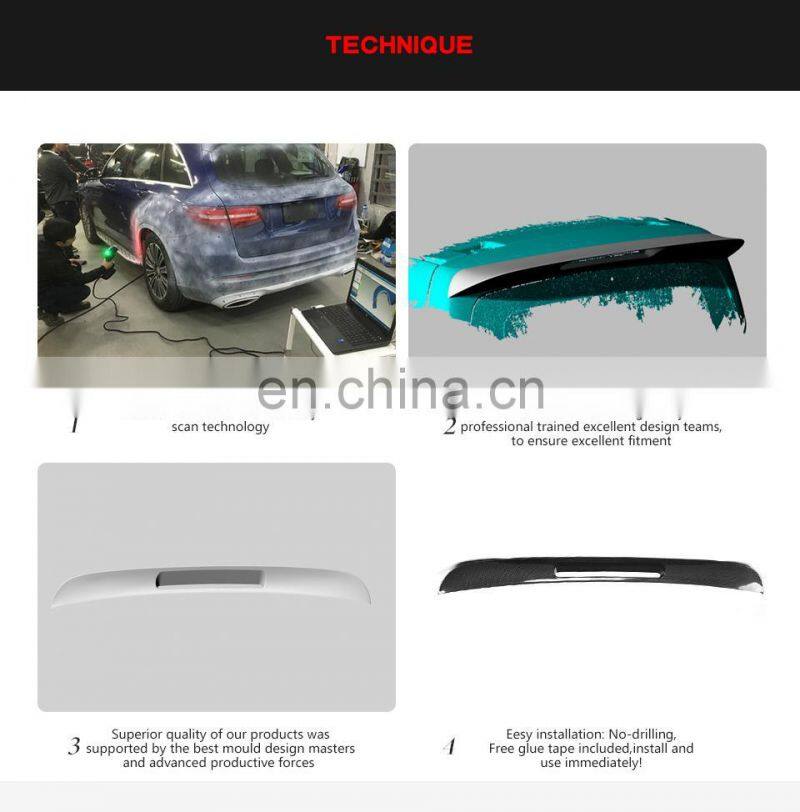 Carbon Fiber Rear Roof Spoiler For Mercedes Benz V Class Vito W447 2016-2018