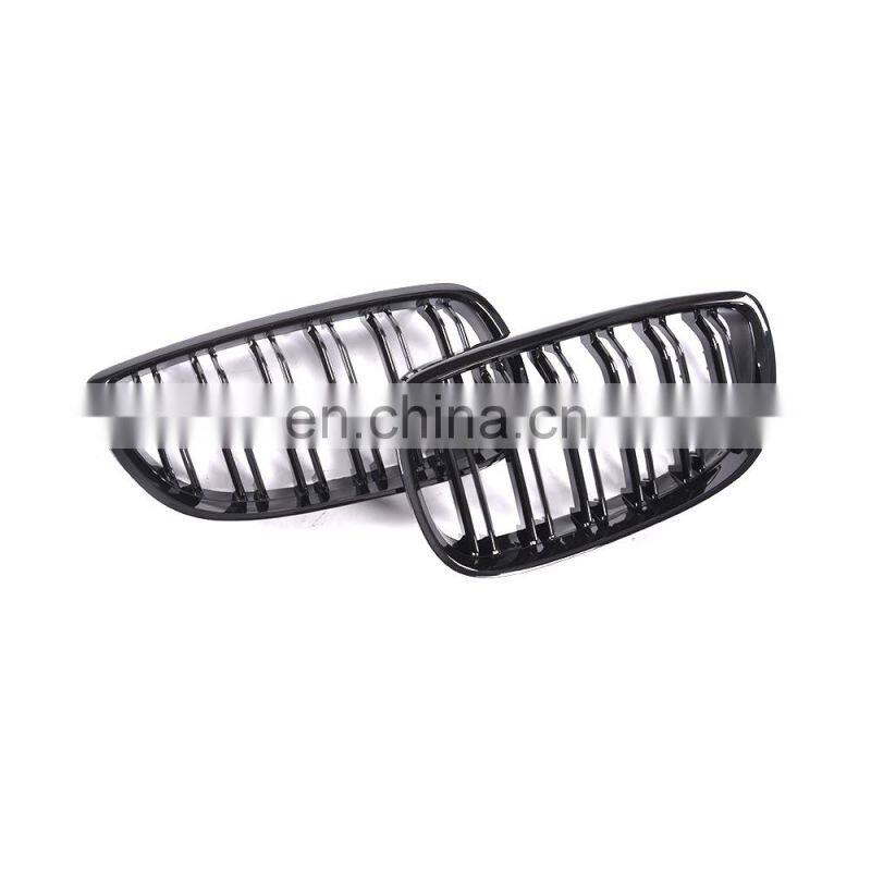 E92 ABS Grill Grille for BMW 328i 335i Coupe 05-08 Glossy Black M Look