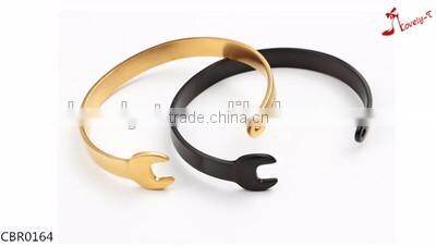 Men's Fashion Jewelry Stainless Steel Mechanic Spanner Wrench Bracelet Bangle for couples