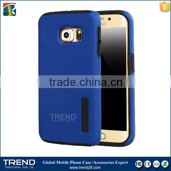 china supplier hybrid combo cover case for samsung galaxy s6 edge