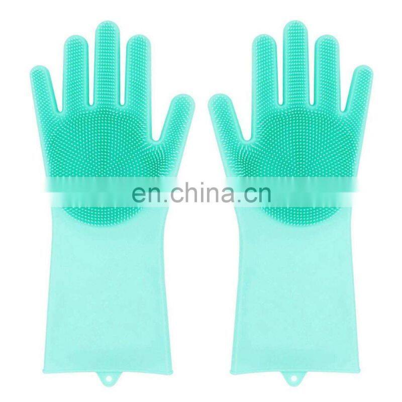 Thick Heat-Resistent Wholesale Reusable Magic Oven Mitts Silicone Dish Wash Glove