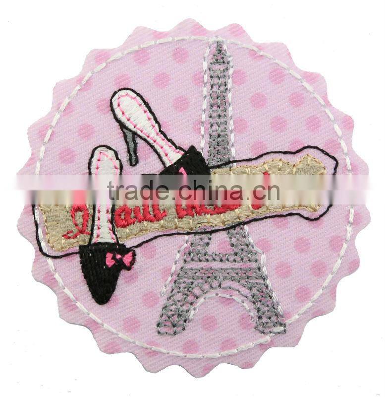 Pale Pink Decorative Embroidery Patch for Women