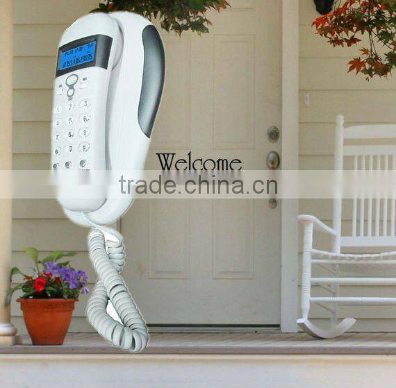 Corded phone, caller ID telephone, simple use, portable and economical, best telecommunication products.