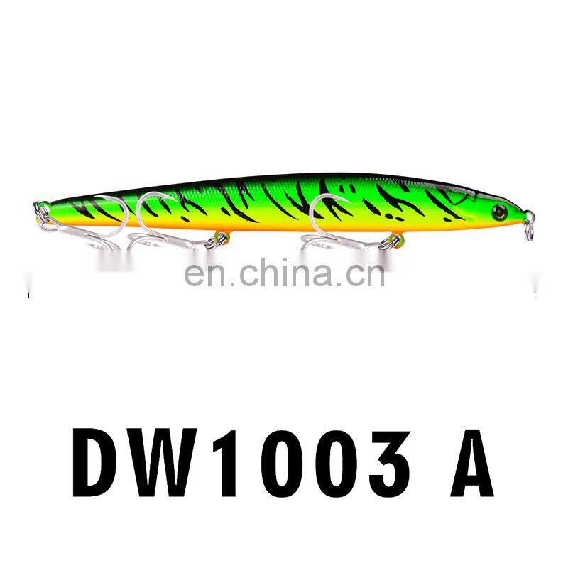 12.8cm sea fishing lure bait plastic hard bionic bait 21.5g lure 6 color poppa pencil lure topwater