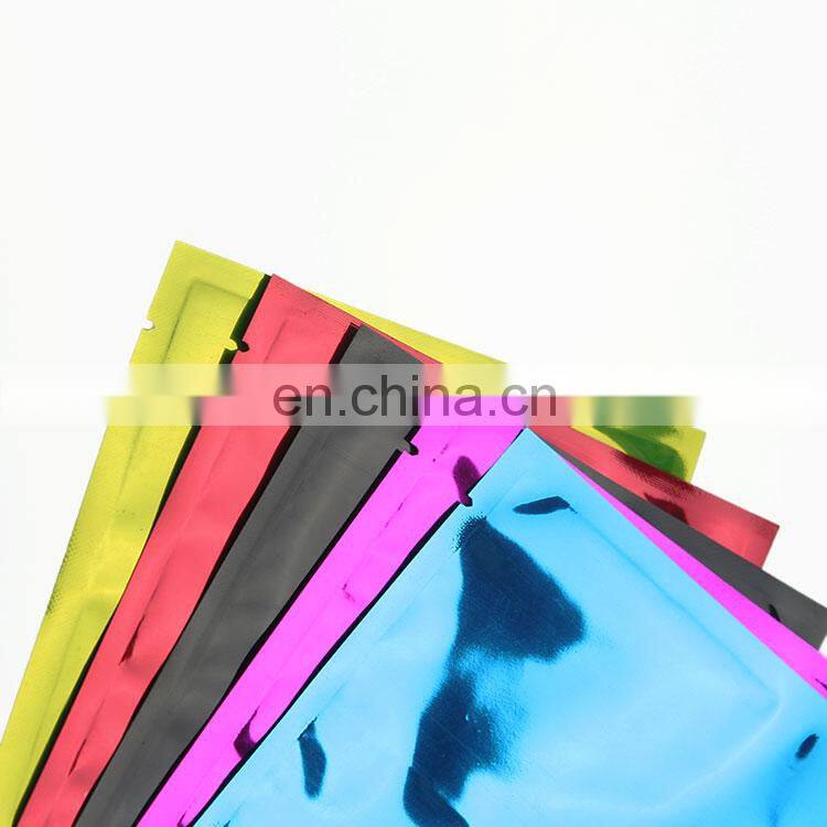 Factory New style colorful three seal side bag food packaging bags