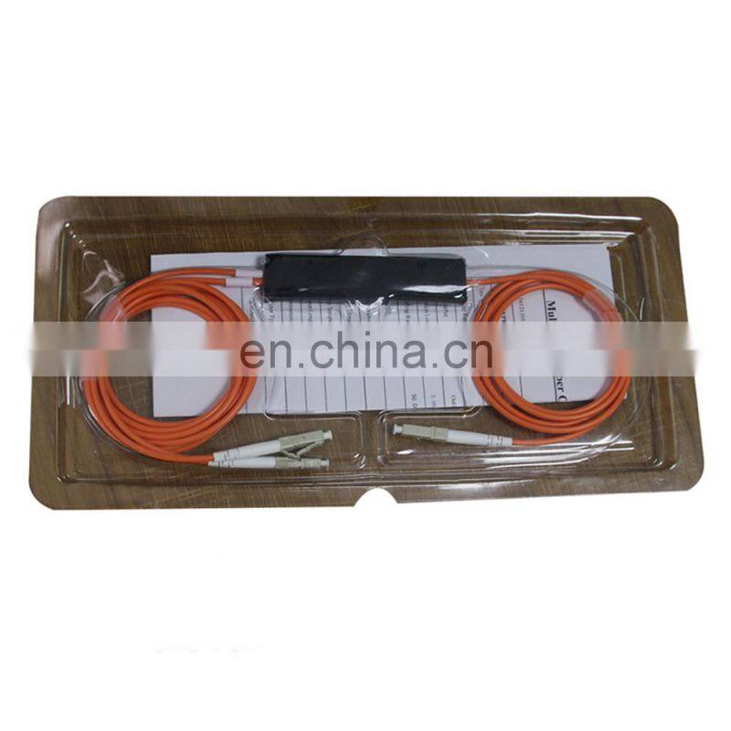 MT-1084-LC Wholesale 1*2 1*4 1*8 1*16 1*32 2mm 3mm Plastic Multimode LC OM1 Optical Box Splitter