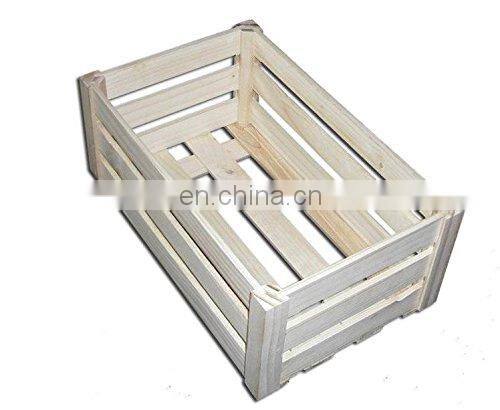 Plain Unpainted Wooden Set Crate Storage Box Small Craft Box