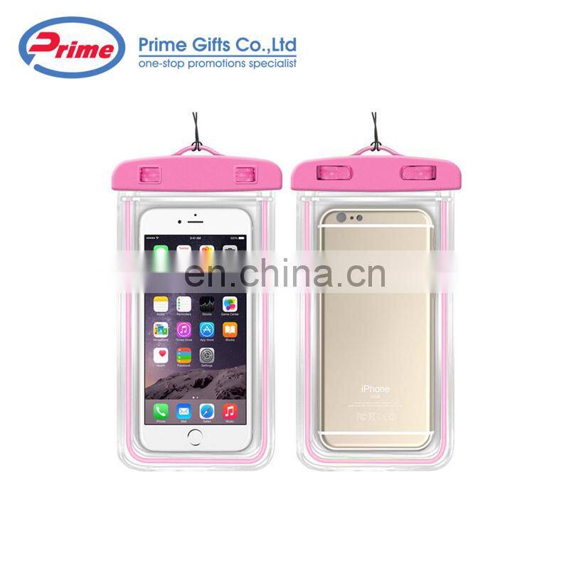 Wholesale Universal Glow in Dark Waterproof Phone Case