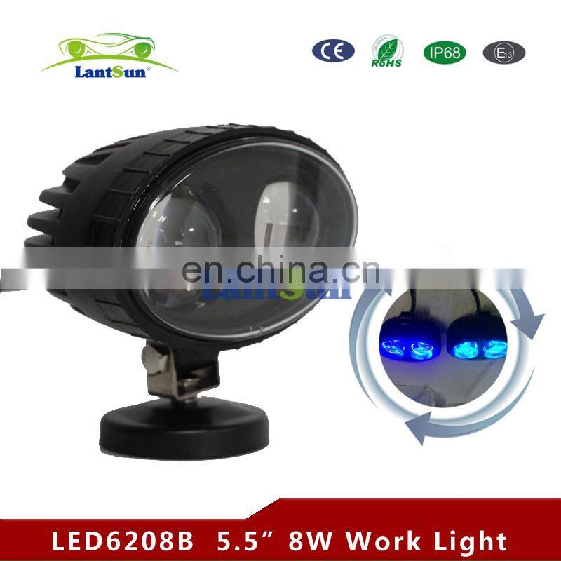8W led forklift blue point work light car lamp forklift safety light LED6208B