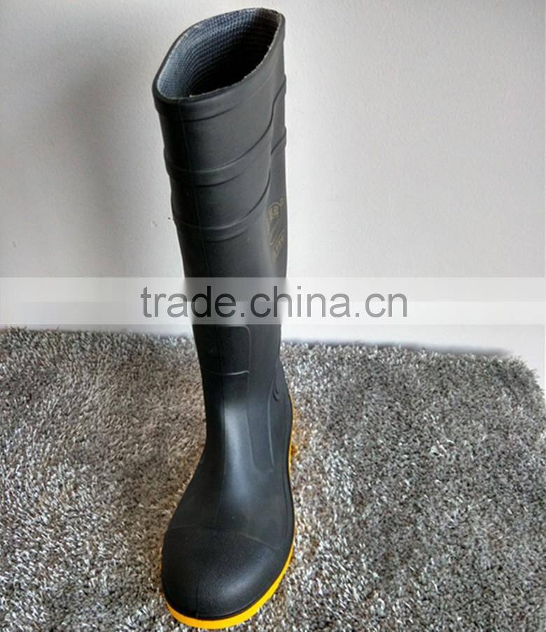 Hotselling have CE certificate plastic work safety rain boots