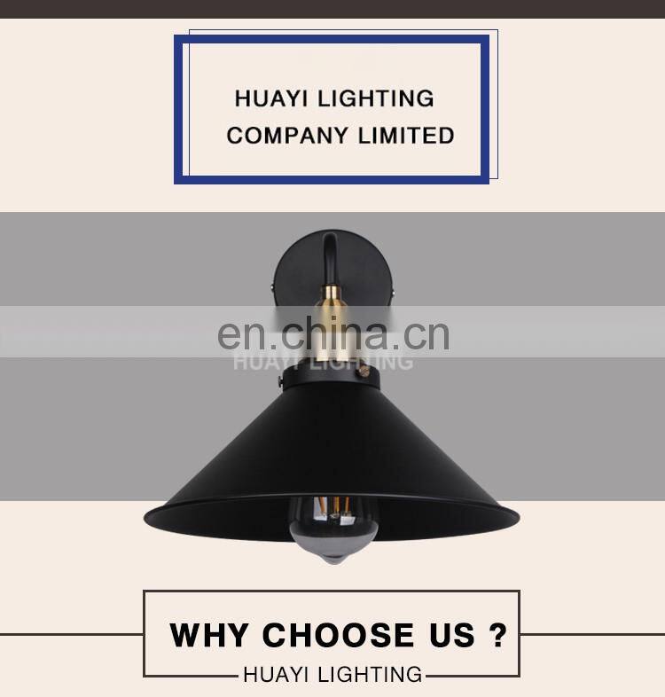 HUAYI Quality Lighting Boundary Motion E27 60w Wall Light Led