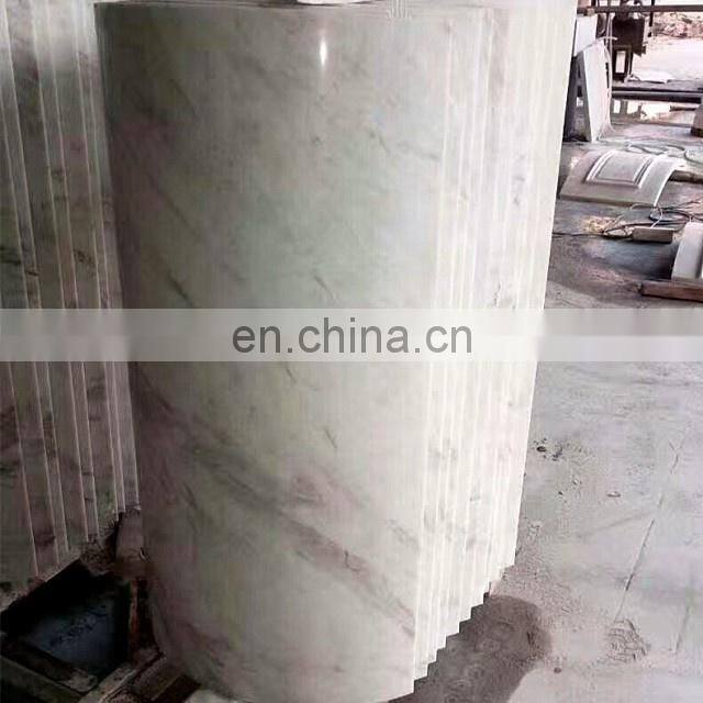 marble square columns, natural stone column,