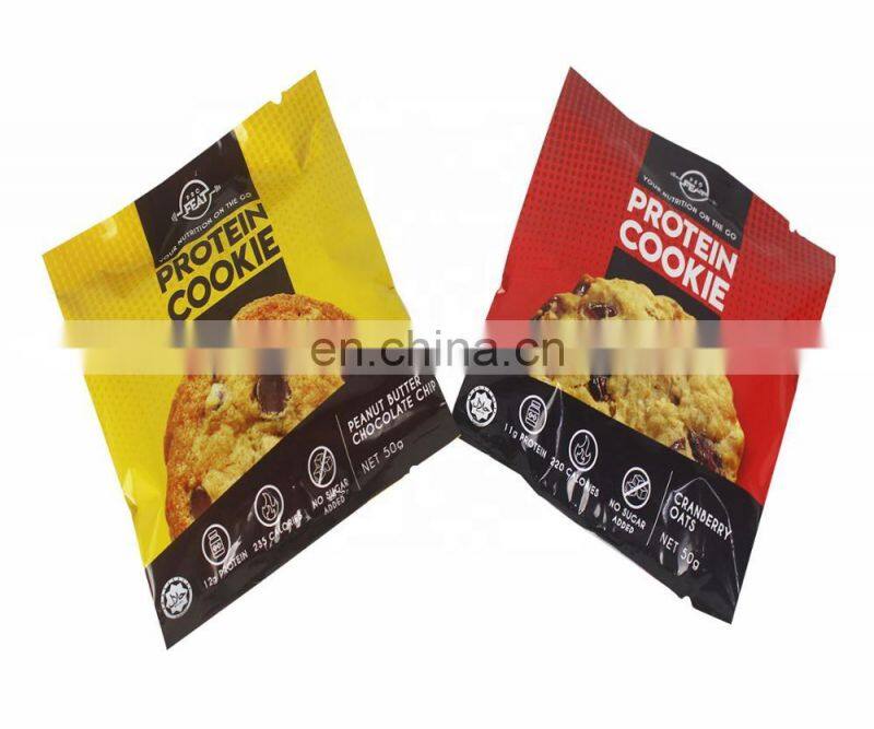 Custom back sealing biscuit wrappers packaging packaging.