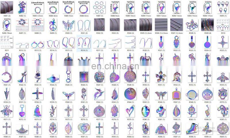 100Pcs Mixed Colorful Metal Animals Charms Beads For Jewelry Making DIY Bracelet Pendant Necklace Accessories Findings