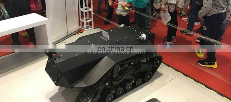 steel tracked crawler robot platform military car offroad robot chassis