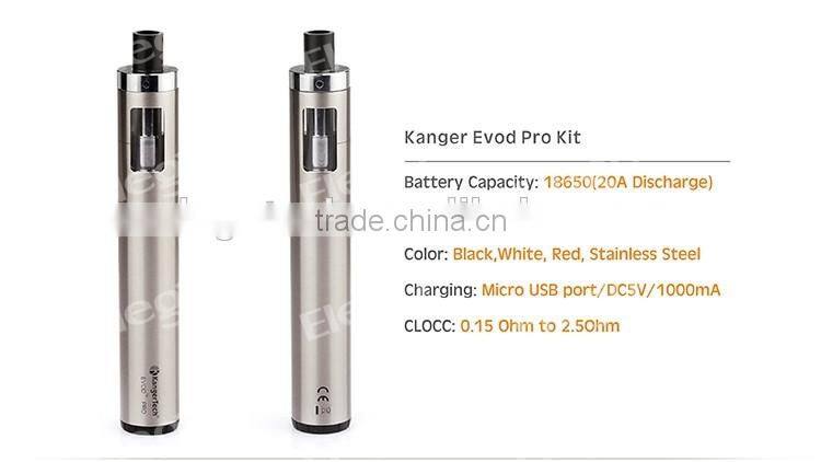 New Arrival 4ml All-in-one Style Kanger EVOD Pro Starter Kit with OLOCC 0.15ohm to 2.5ohm Coil