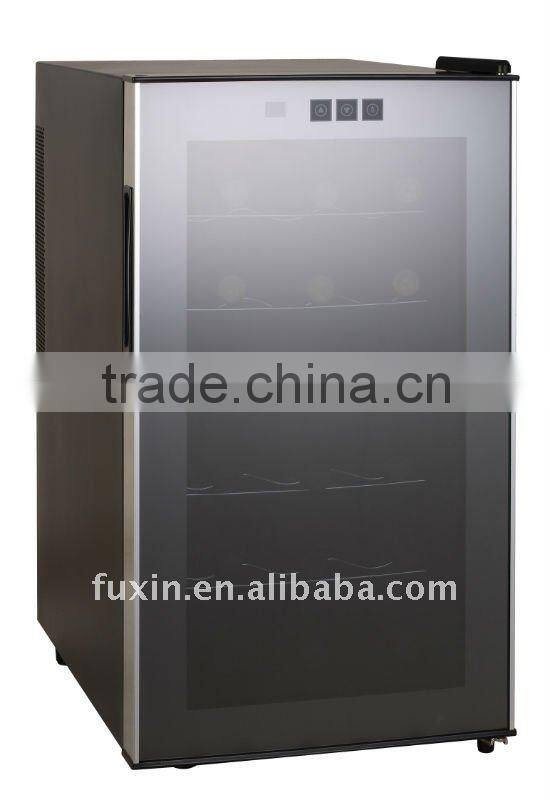 FUXIN:JC-48SBLW ,Mini Bar hold 18 bottles (Thermoelectric cooling system with two chips).