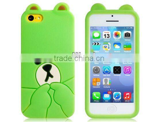 3D elephant silicone case for iphone 5/5S