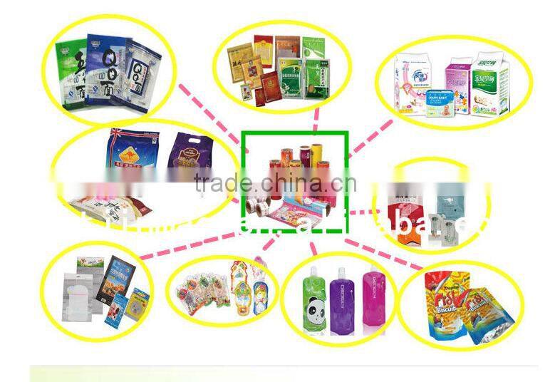 Plastic handle juice spout pouch bags for liquid