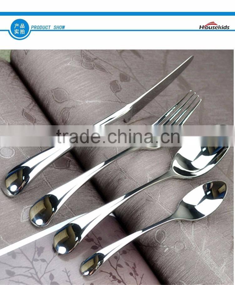 Stainless steel flatware, spoon knife and forks sets utensils A