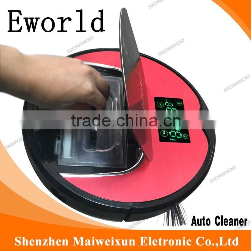 Eworld robotic suction cleaner with Remote controller/limpieza for home