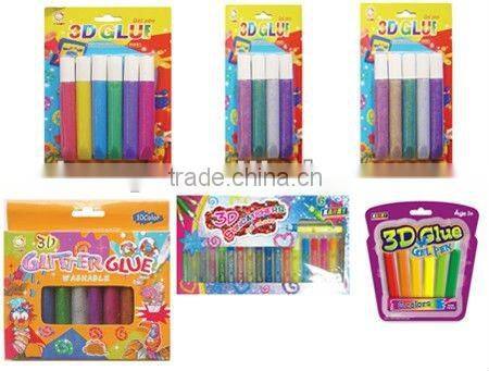 3D GLITTER GLUE DIY SALES PROMOTION 5 COLORS 10ML