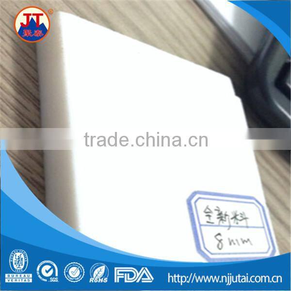 Virgin Teflon white PTFE stock sheet
