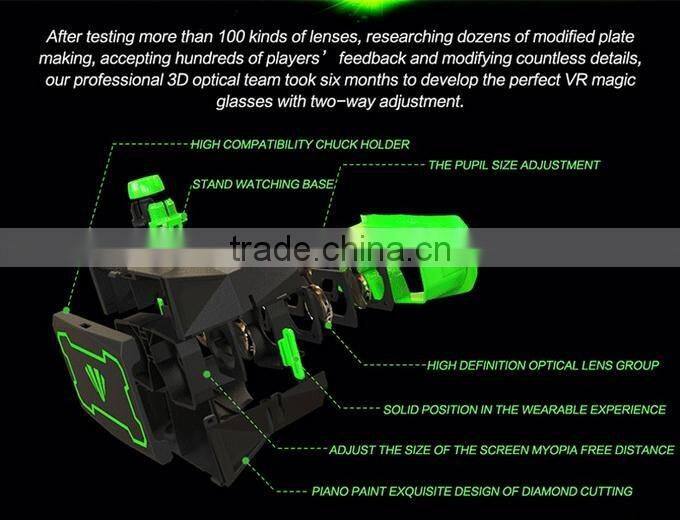 Best Price Support 3.5"-6.0" Phones High Quality Environmental ABS Plastic VR Box 3D Glasses