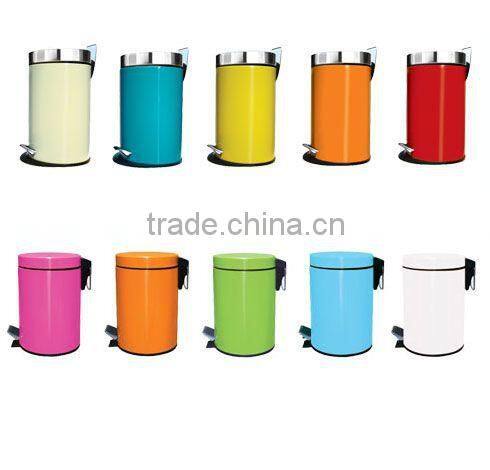 CCHG-201(c) 3L - 20L Stainless steel trash bin, household kitchen pedal-powered circular flip trash bin