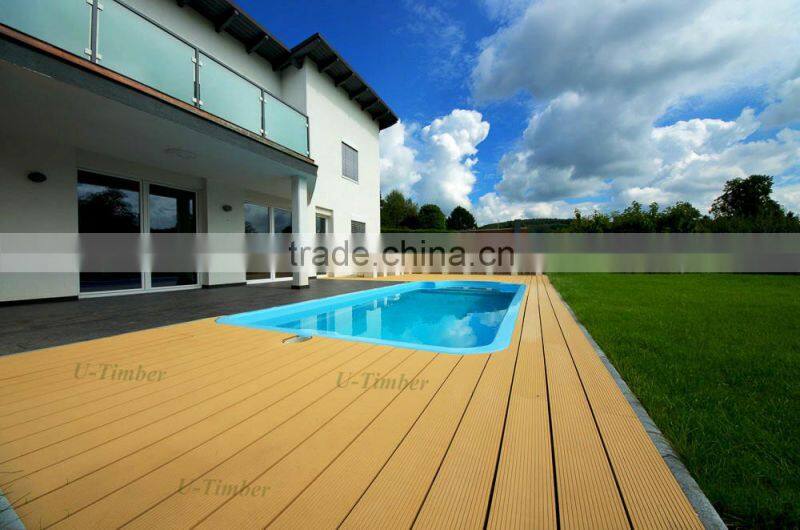 Wood composite decking/flooring for outdoor decoration durable WPC material
