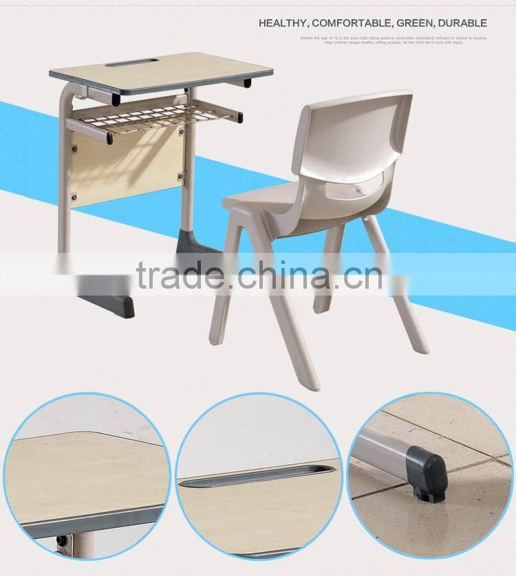 High Quality Single School Desk And Chair/classroom Desk And Chair/metal School Furniture
