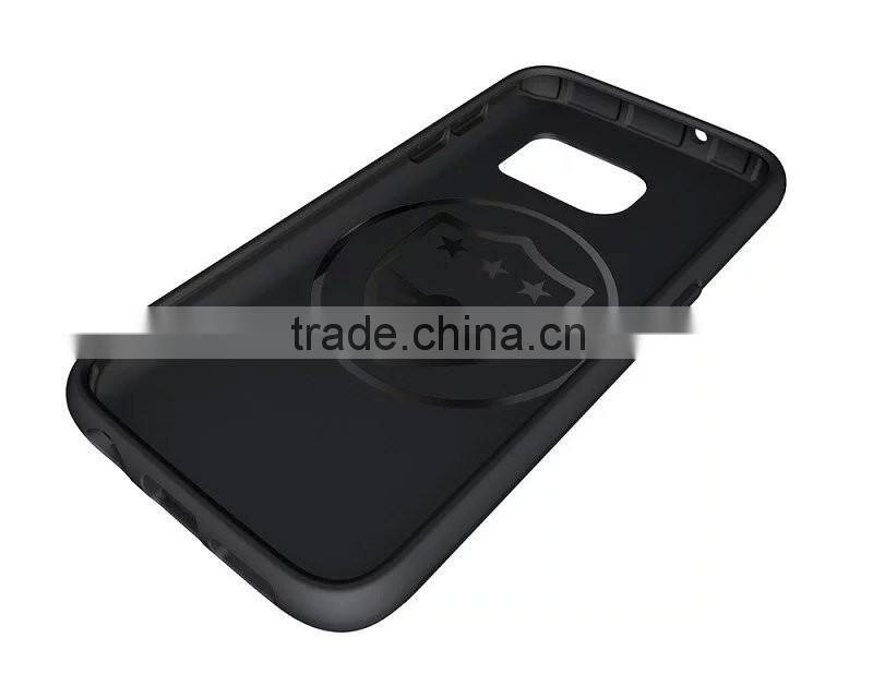 2 in 1 mobile phone TPU shock proof slim armor case hard cover for samsung galaxy s7 plastic case