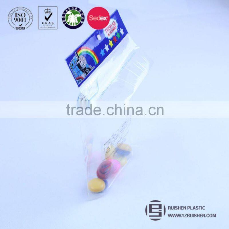 Transparent Green LDPE Double Sides Sealing Adhesive Packing Bags