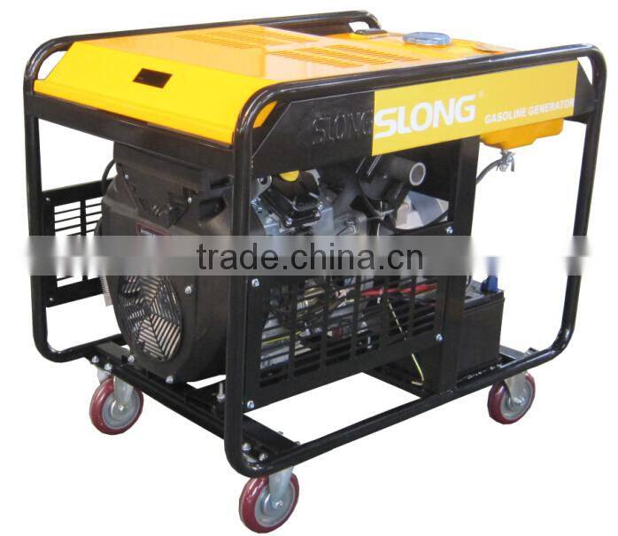 8500w key start portable gasoline generator with wheel kit