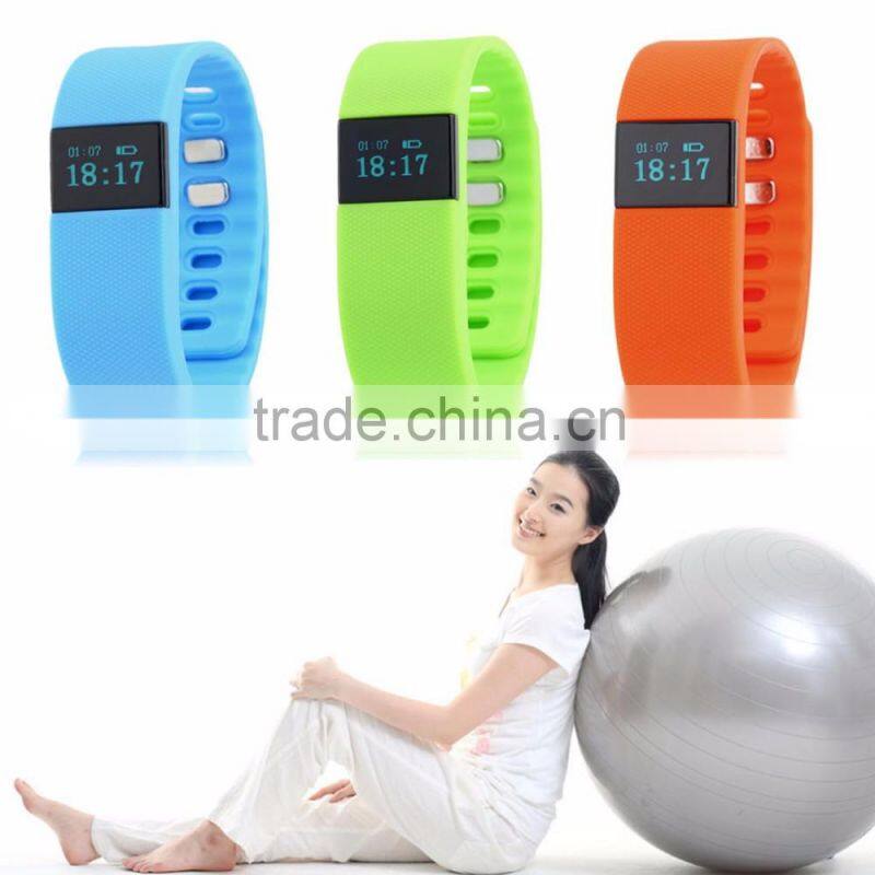 Waterproof Fitness Sleep Tracker Pedometer smart bracelet tw64 with bluetooth smart sport watch