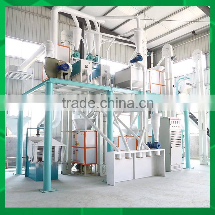 30TPD 6FW-30TS Lucao corn grits maize milling machines for sale