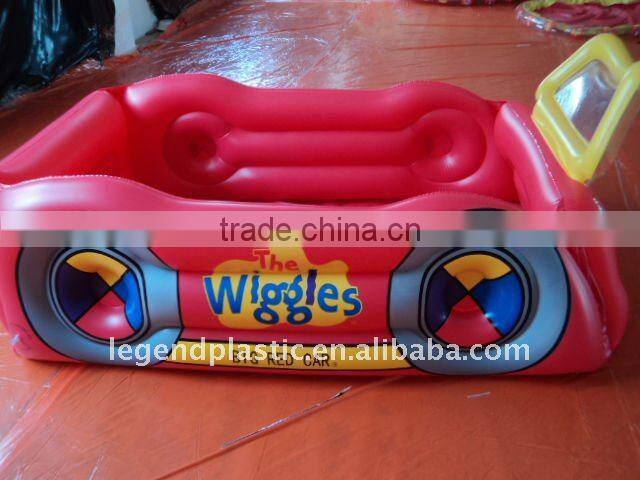 wiggle -inflatable 3-ring car pool