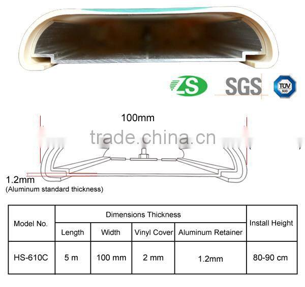 construction material hospital corridor wall protection guard