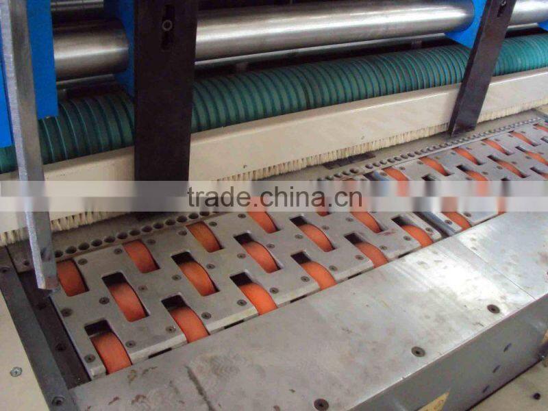 high speed flexo printing & slotting & rotary die cutting machine packaging machine