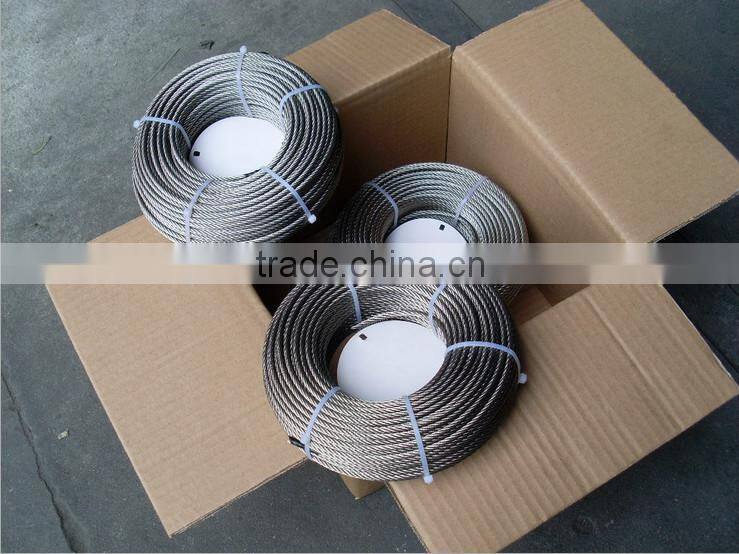 6x19+IWS 3.6mm Steel wire rope