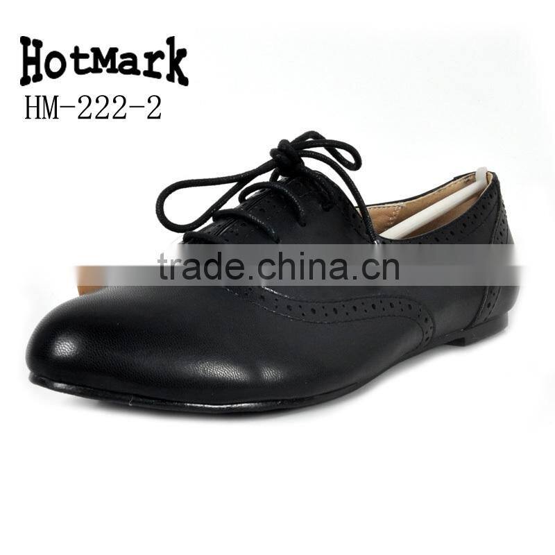 2016 OEM casual shoe in shoes Elegant leather shoe for ladies new design flats women shoe